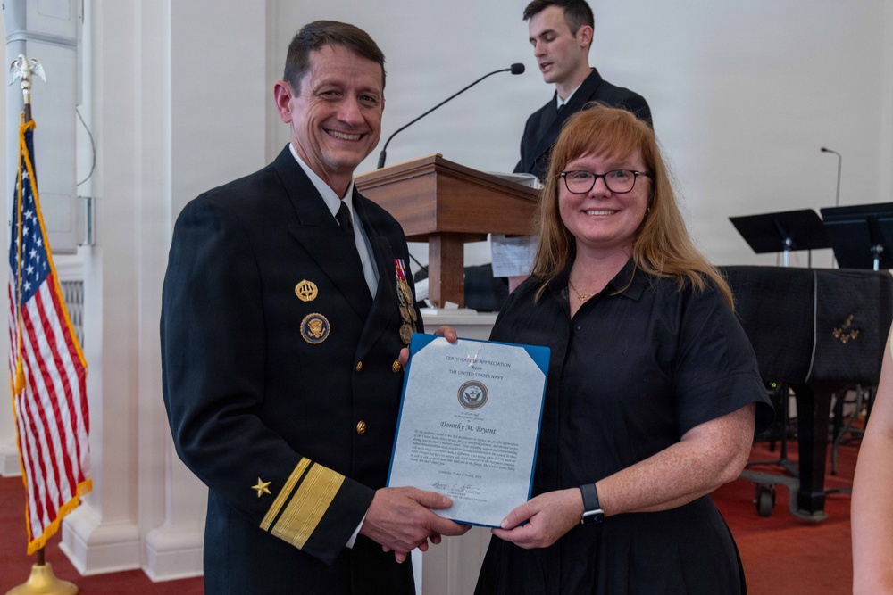 NETC Hosts Retirement of Capt. Bryant, Career Training Continuum Program Manager