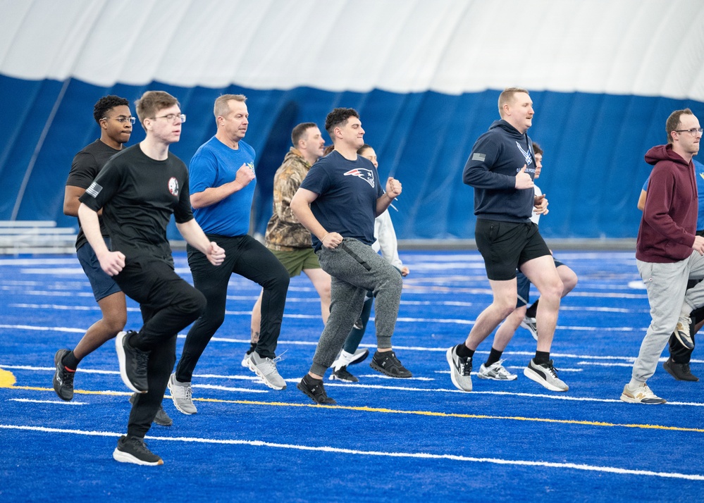 Eighth Air Force command team visits Minot Air Force Base