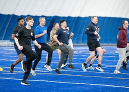 Eighth Air Force command team visits Minot Air Force Base