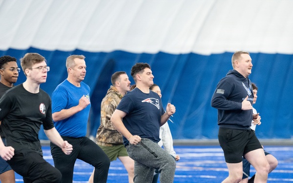 Eighth Air Force command team visits Minot Air Force Base