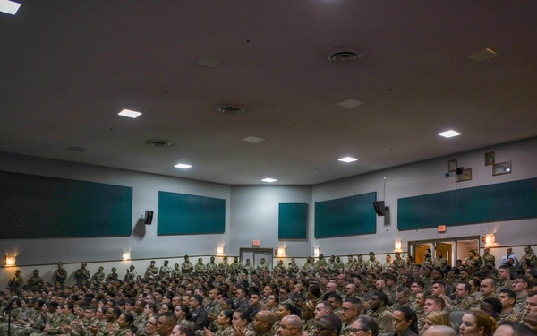 CMSAF Wolfe visits Andrews