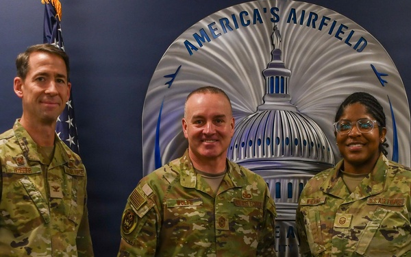 CMSAF Wolfe visits Andrews