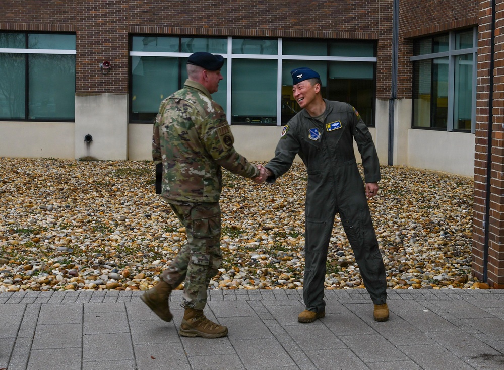 CMSAF Wolfe visits Andrews