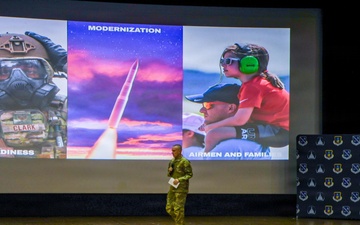 CMSAF Wolfe visits Andrews