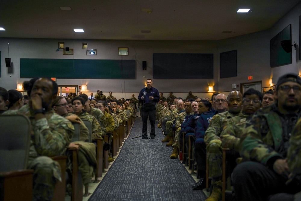 CMSAF Wolfe visits Andrews