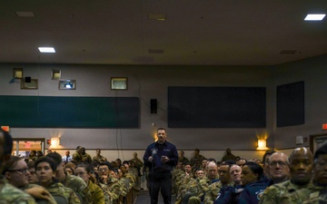 CMSAF Wolfe visits Andrews