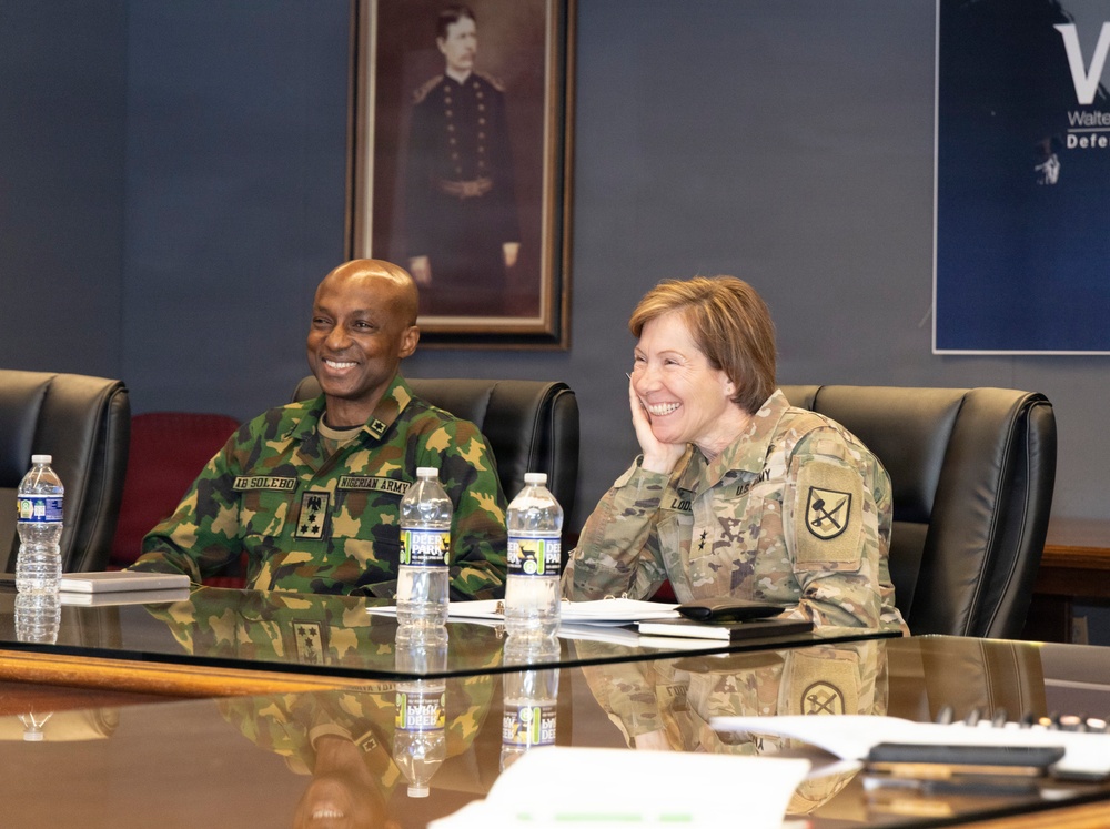 Nigerian Ministry of Defence Health Implementation Programme visits WRAIR