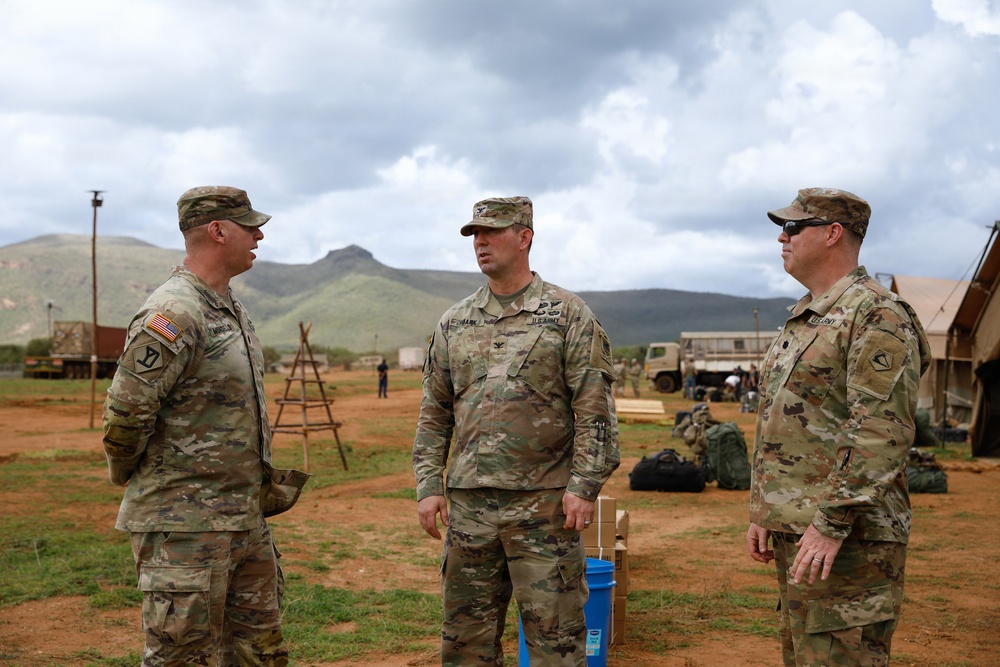 SETAF-AF, TF Minuteman leaders conduct training site survey with KDF during Justified Accord 2026