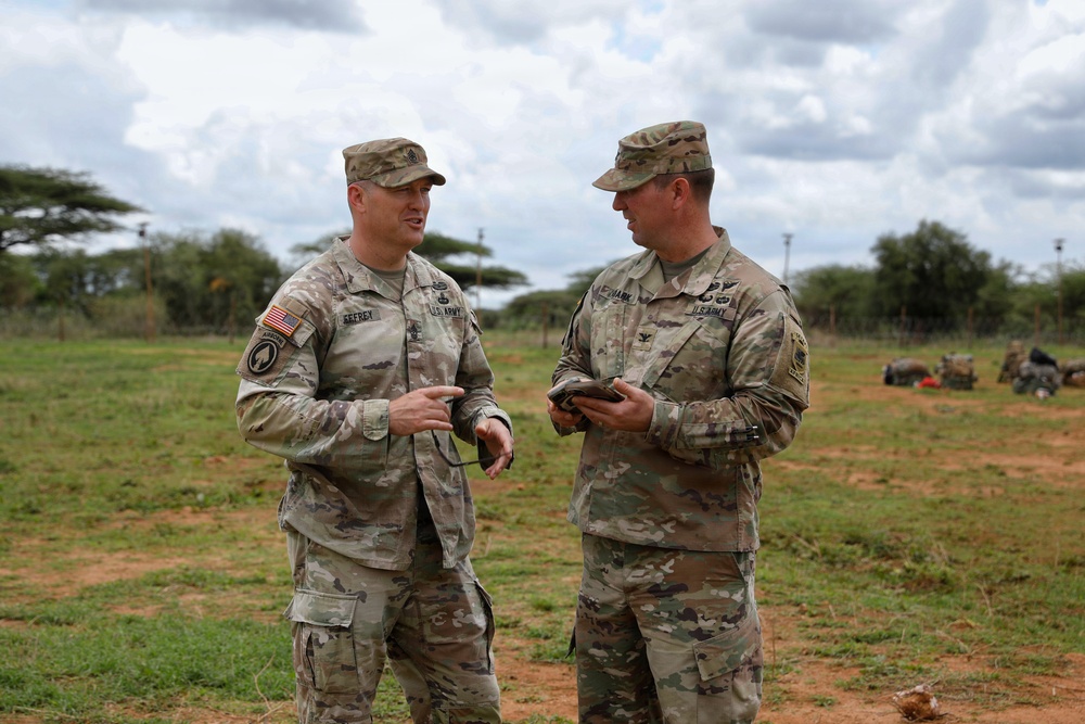 SETAF-AF, TF Minuteman leaders conduct training site survey with KDF during Justified Accord 2026