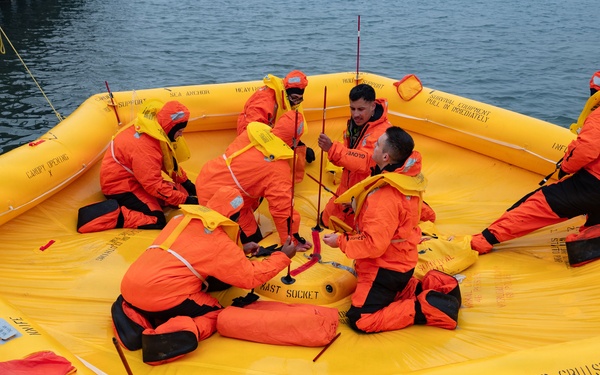 Preparation, partnership, performance under pressure: Joint training strengthens water survival readiness