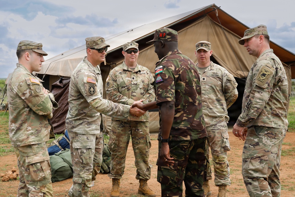 SETAF-AF, TF Minuteman leaders conduct training site survey with KDF during Justified Accord 2026