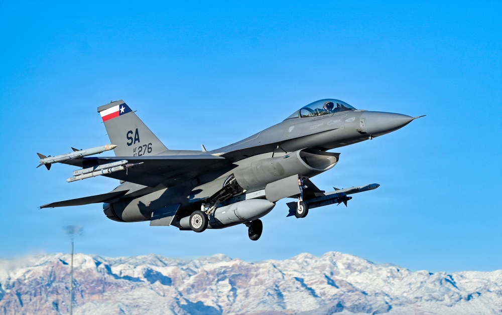 Wing and Squadrons Conduct Flight Operations at Nellis