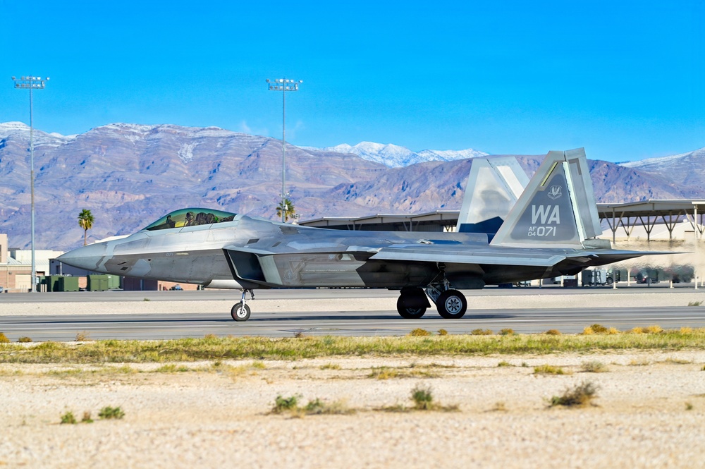 Wing and Squadrons Conduct Flight Operations at Nellis