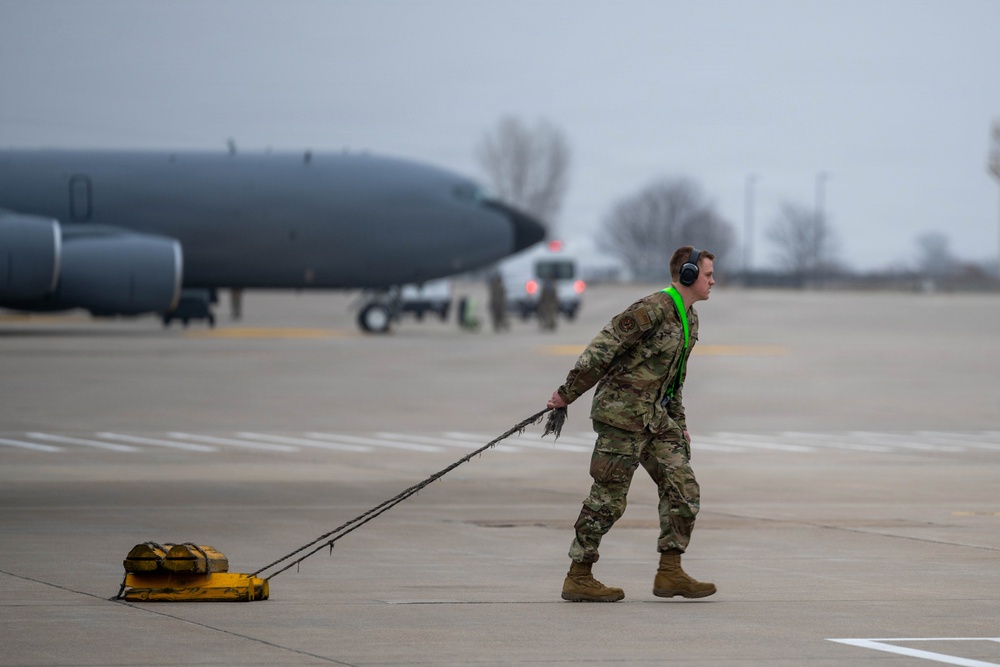 McConnell Mobilizes Aircraft Ahead of Severe Storms