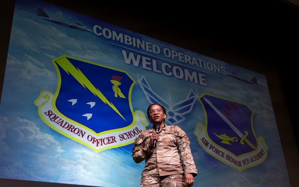 Combined operations blend officer and enlisted PME