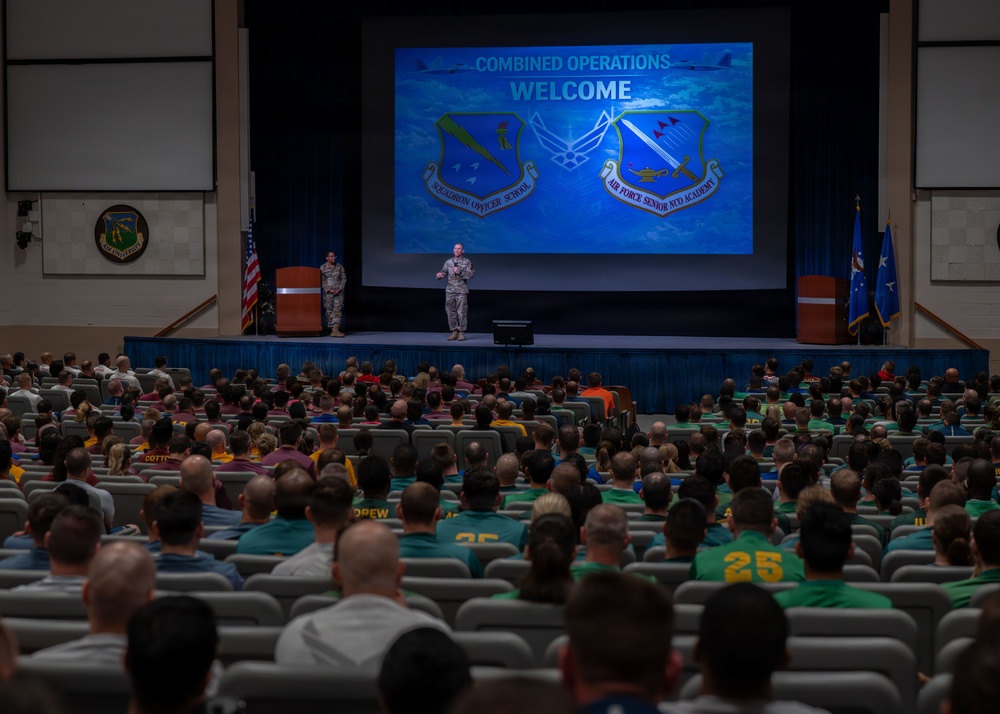 Combined operations blend officer and enlisted PME