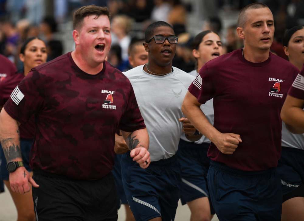 Eighteenth Air Force Commander visits AF BMT