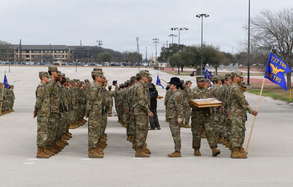 Eighteenth Air Force Commander visits AF BMT