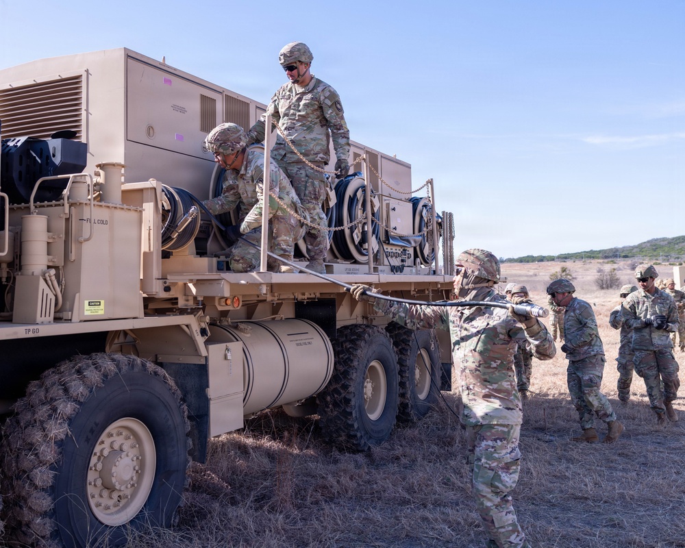Soldiers from Delta Battery, 1-62 ADA conduct Field Training Exercise