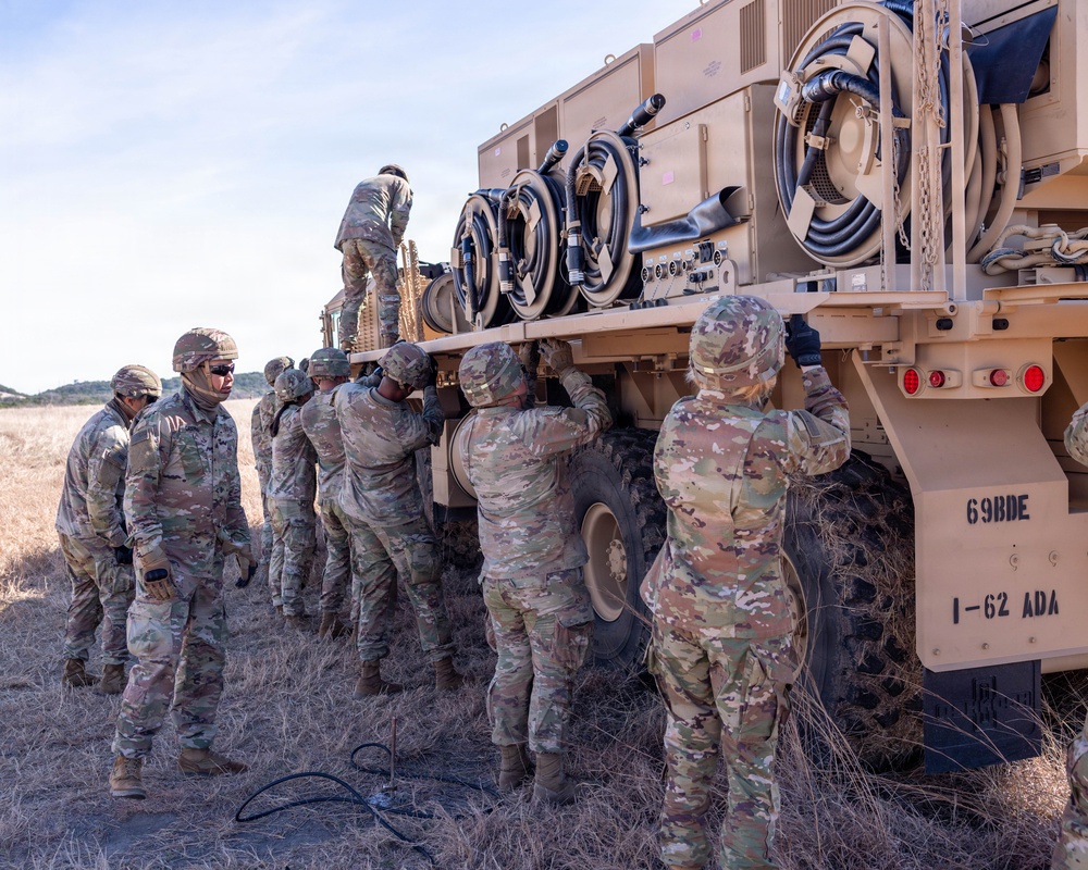 Soldiers from Delta Battery, 1-62 ADA conduct Field Training Exercise