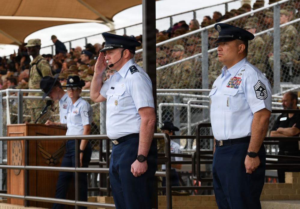 Eighteenth Air Force Commander visits AF BMT