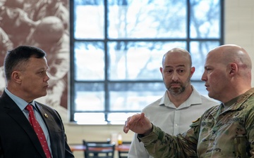 IMCOM Europe Director Tommy Mize and Command Sgt. Maj. Carbone Visit Fort Riley, Kansas on March 9, 2026