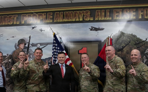 IMCOM Europe Director Tommy Mize and Command Sgt. Maj. Carbone Visit Fort Riley, Kansas on March 9, 2026
