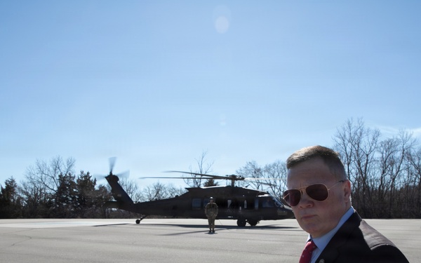 IMCOM Europe Director Tommy Mize and Command Sgt. Maj. Carbone Visit Fort Riley, Kansas on March 9, 2026