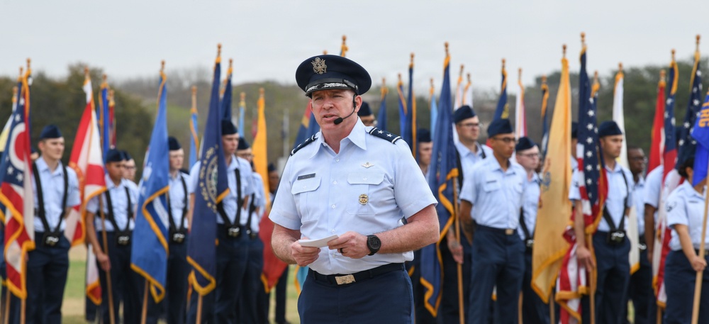 Eighteenth Air Force Commander visits AF BMT