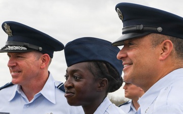 Eighteenth Air Force Commander visits AF BMT