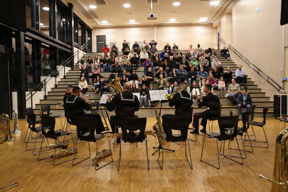 CORE26 | U.S. Naval Forces Europe and Africa Maritime Brass Quintet Community Event in Oslo, Norway