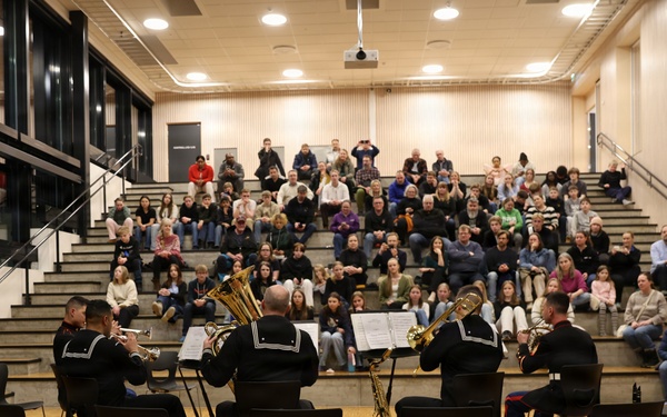 CORE26 | U.S. Naval Forces Europe and Africa Maritime Brass Quintet Community Event in Oslo, Norway