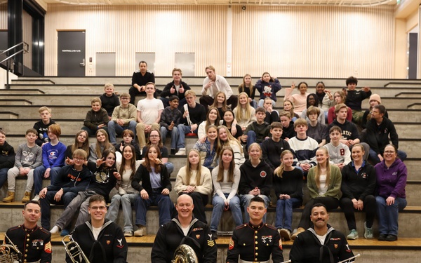 CORE26 | U.S. Naval Forces Europe and Africa Maritime Brass Quintet Community Event in Oslo, Norway