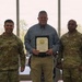 Soldiers and civilian staff from Martin Army Community Hospital are recognized during the hospital’s quarterly awards ceremony