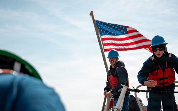 Coast Guard Cutter Spencer's crew returns home