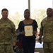 Soldiers and civilian staff from Martin Army Community Hospital are recognized during the hospital’s quarterly awards ceremony