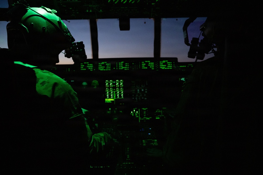 US Air Force C-130 crew supports Operation Epic Fury