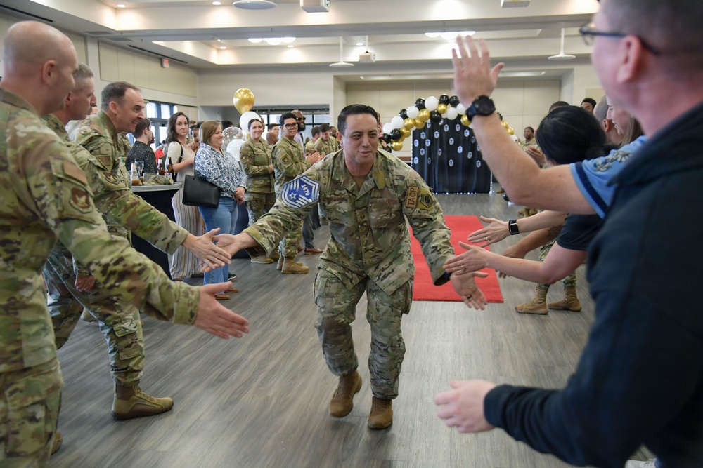 Keesler congratulates newest senior master sergeants