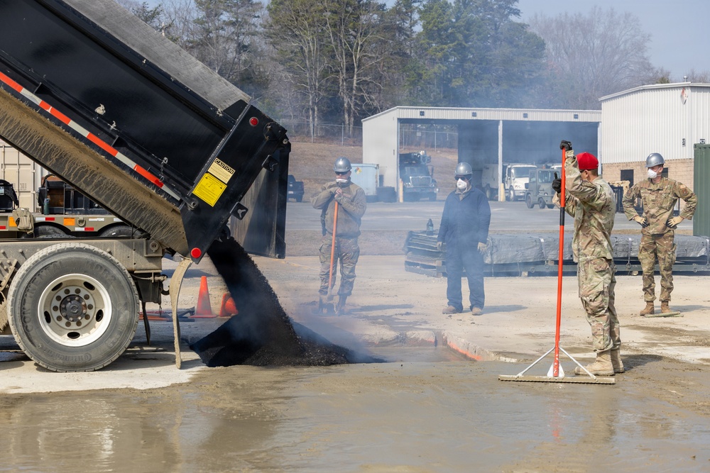 145th Civil Engineer Squadron conducts Rapid Damage Repair course