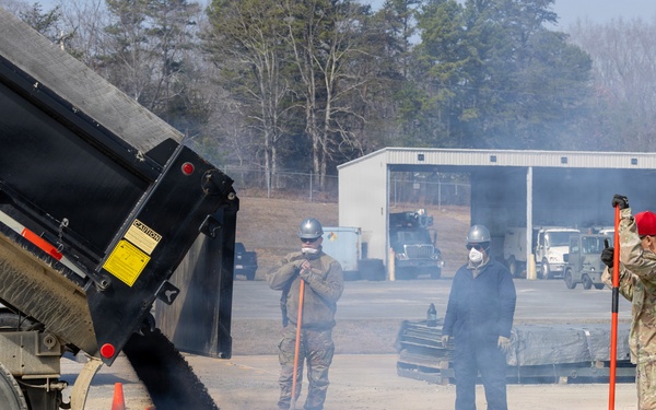 145th Civil Engineer Squadron conducts Rapid Damage Repair course