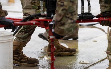 145th Civil Engineer Squadron conducts Rapid Damage Repair course