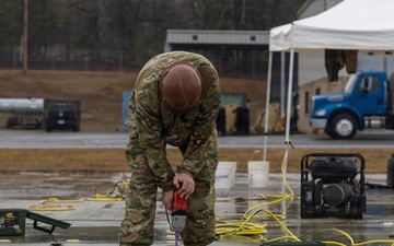 145th Civil Engineer Squadron conducts Rapid Damage Repair course
