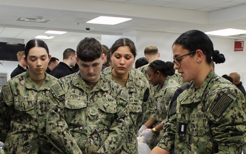 NMRTC Patuxent River Sharpens Corpsmen’s Skills with Suture Lab, Enhancing Readiness