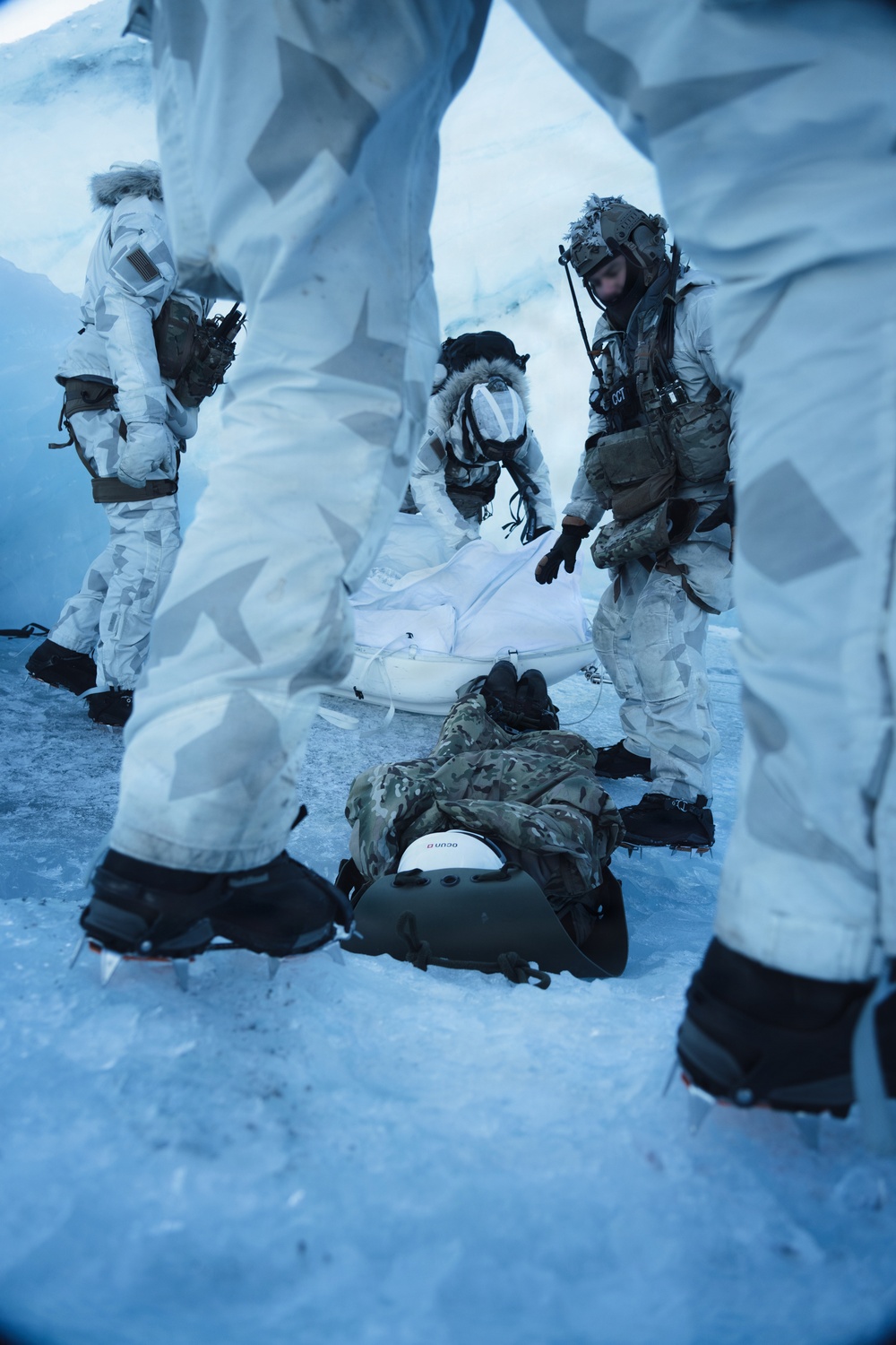 US, Allied Partners SOF conduct SAR scenario in Greenland during AE26