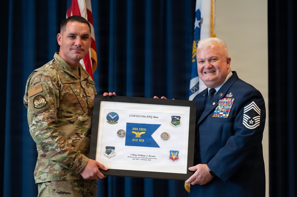 Chief Master Sgt. William Bevans retires from U.S. Air Force