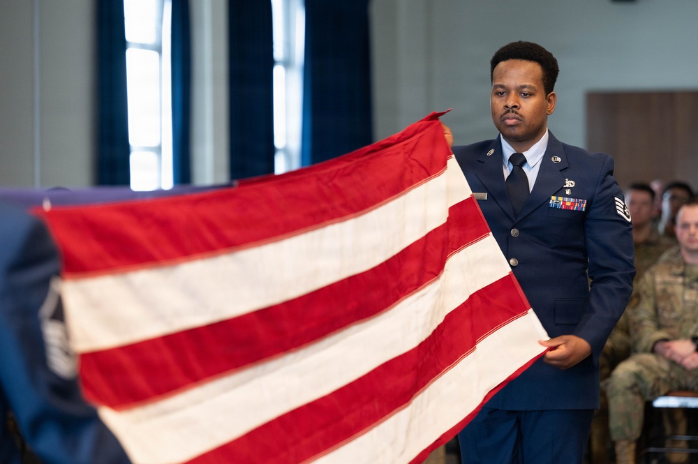 Chief Master Sgt. William Bevans retires from US Air Force