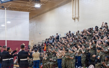 Marine Reserves Band Performs for Houston Schools &amp;#xA;
