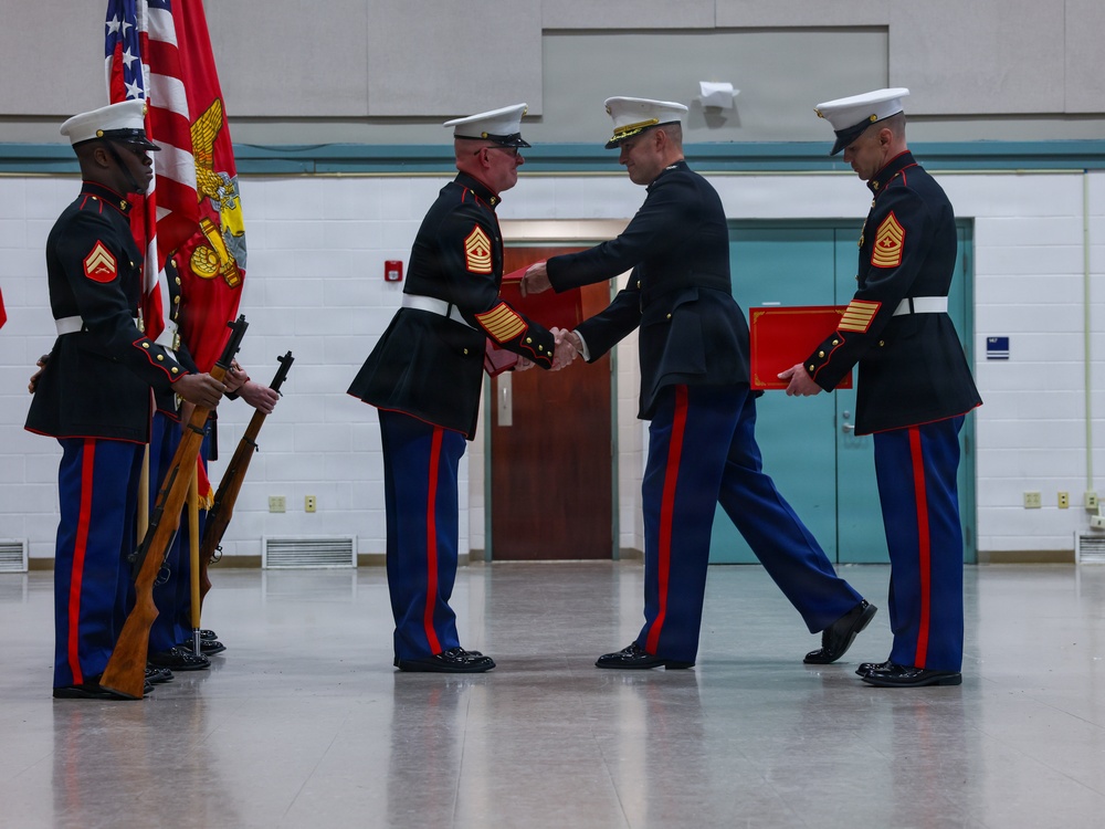 Master Gunnery Sgt. Jared Cobb Retirement Ceremony