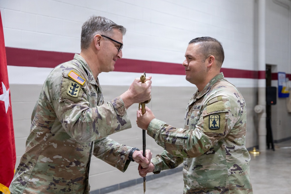 Prestigious Wisconsin Guard engineer battalion welcomes new command team