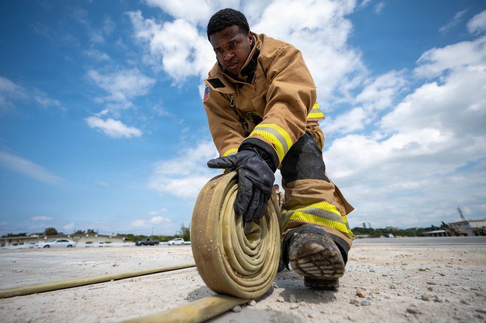 BM26: Kadena firefighters hone rapid response skills